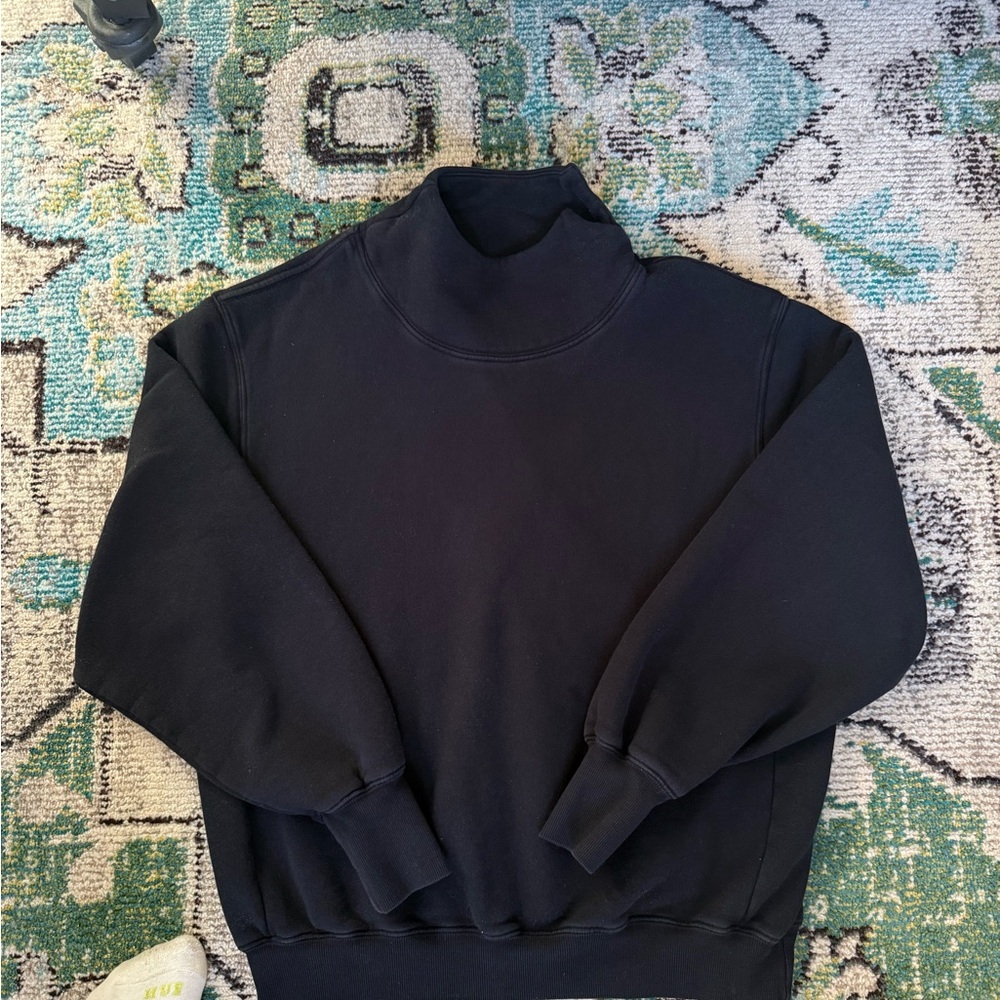 Joah Brown Turtle Neck Sweatshirt